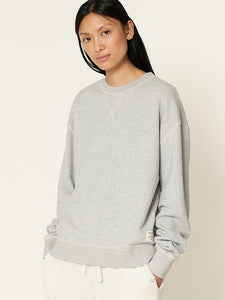 Organic Cotton Sweatshirt – Grey Melange