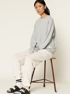 Organic Cotton Sweatshirt – Grey Melange