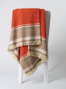 Djerba Throw - Tangerine