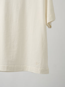 Boxy Cropped T-Shirt – Organic Cotton & Hemp Blend, White