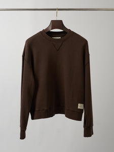 Organic Cotton Sweatshirt – Chocolate